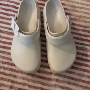 Birkenstock Flow EVA Clogs in Eggshell Unisex